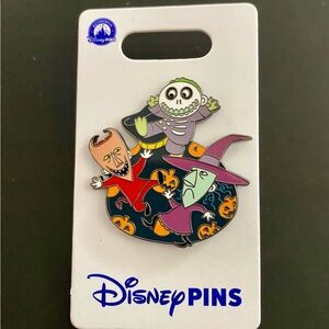 Disney Nightmare Before Christmas Lock Shock Barrel Pin Trading New